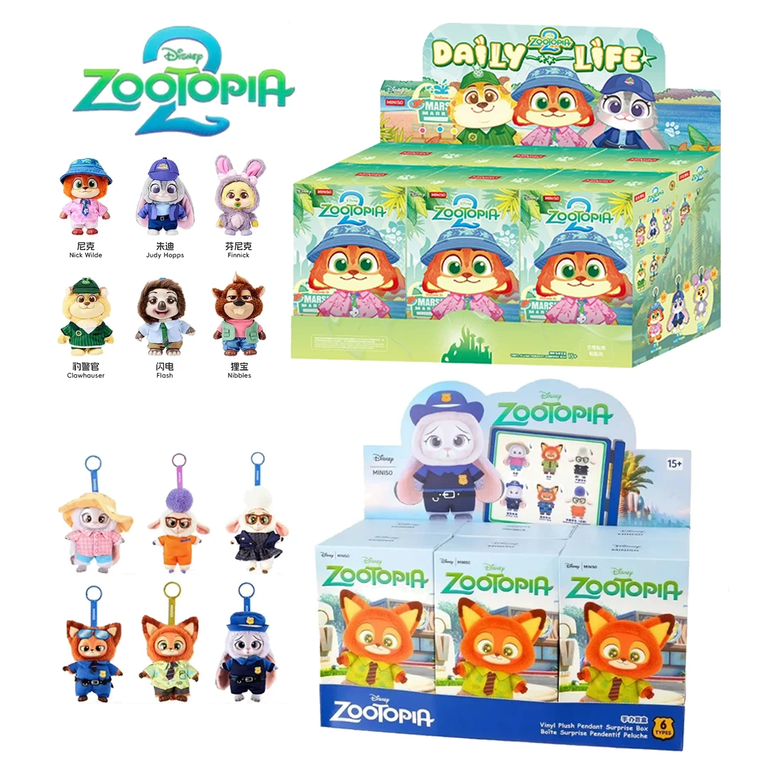 

НОВИНКА 2026: Серия «Зверополис» (Disney) — коллекционная фигурка-сюрприз (слепая коробка) — Джуди и Ник (винил, плюш). Модный брелок-подвеска с персонажами мультфильма. Идеальный подарок на Рождество.