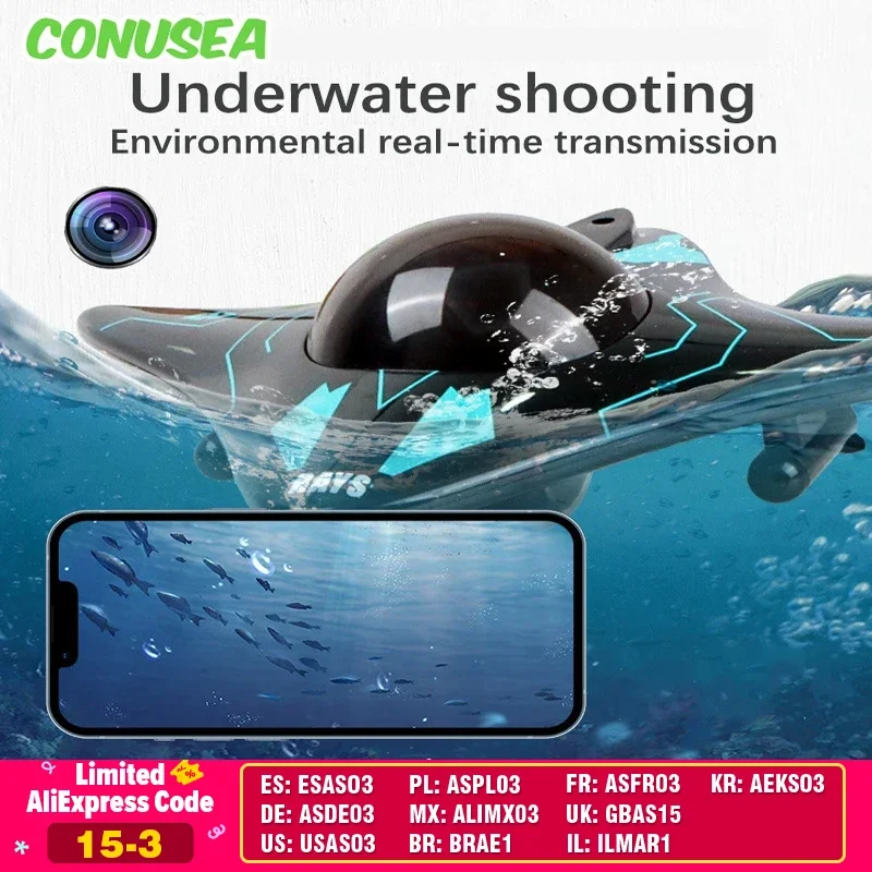 Wireless Control Photography Boat APP-Controlled Spy Boat Mini Portable Remote Control Water Toy Gift for Kids Adults