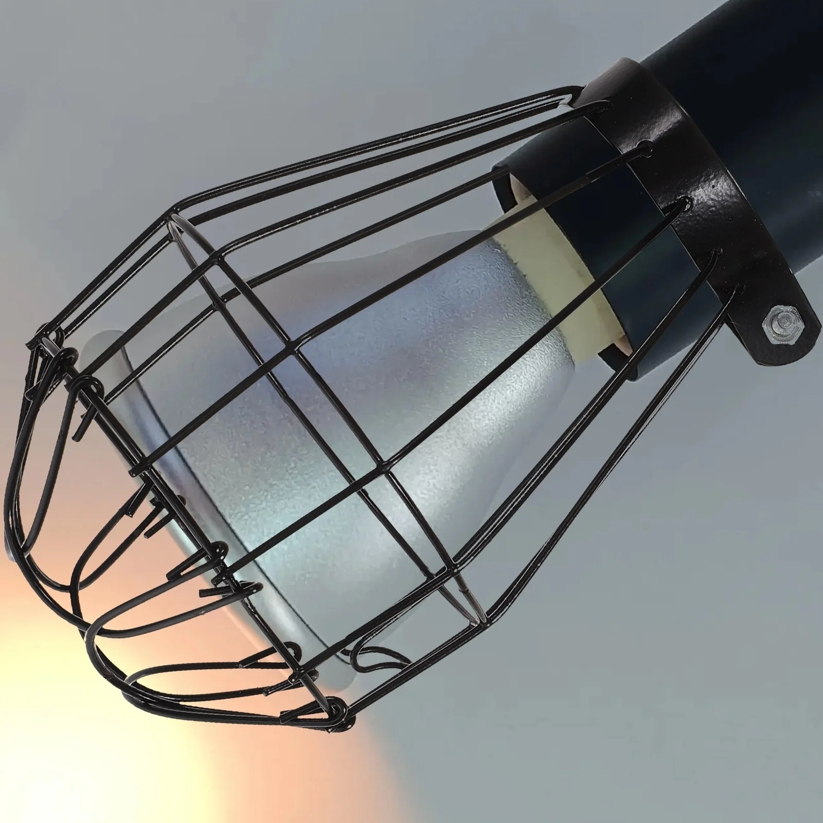 

Grille Light Anti-scalding Cover Mesh Cage Heater Guard Iron Wire Lampshade for Reptiles Protection Practical Durable
