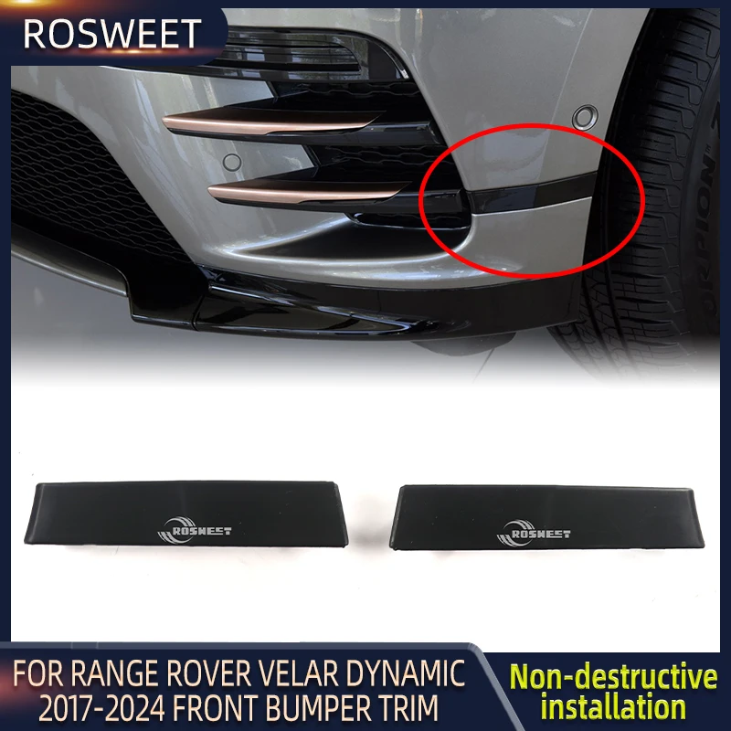 

Front Bumper Fog Light Decorative Trim Strip For Land Rover Range Rover Velar L560 2017 2018 2019 2020 2021 2022 2023 LR105598