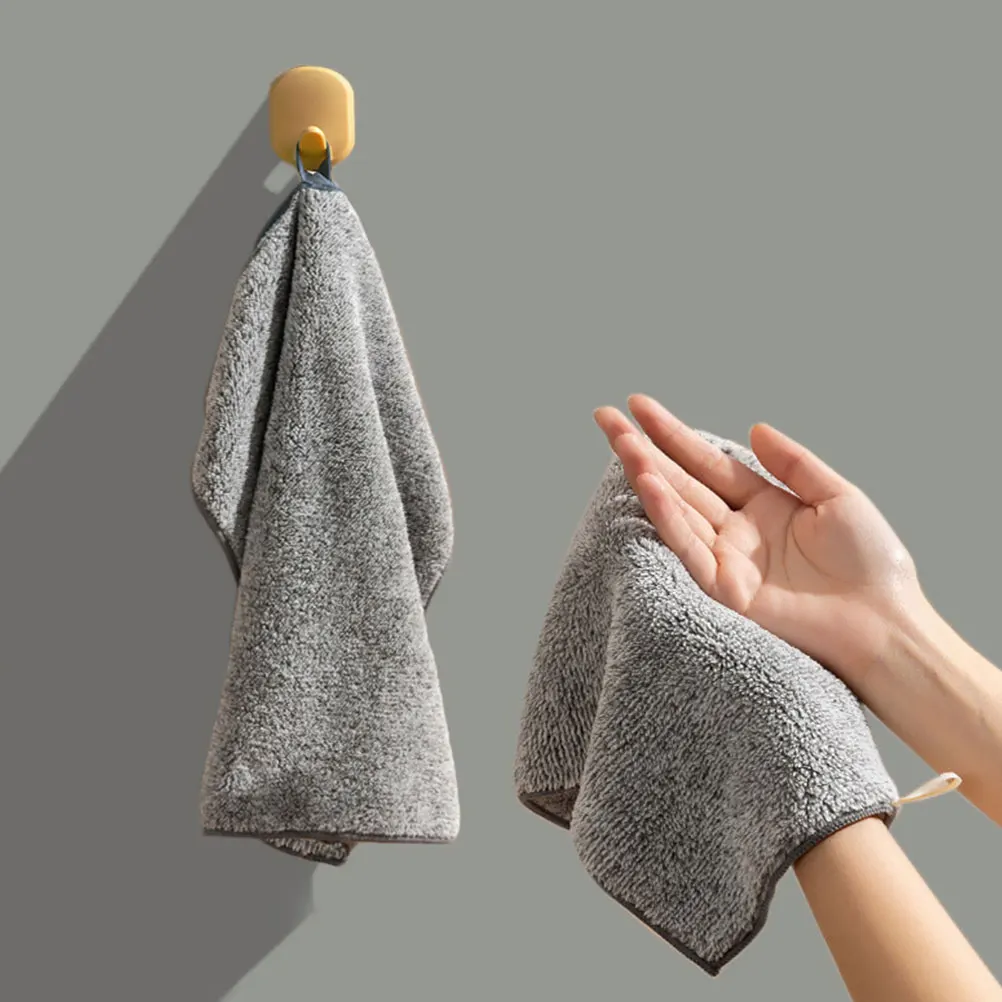 

10 Pcs Microfiber Dish Cloth Kitchen Cleaning Rags Thickened Absorbent Oil Non Stick Durable H Wipe Glassware Table