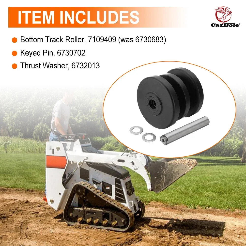 For Bobcat MT50 MT52 MT55 MT85 7109409 6730683 Bottom Track Roller 2 Kits