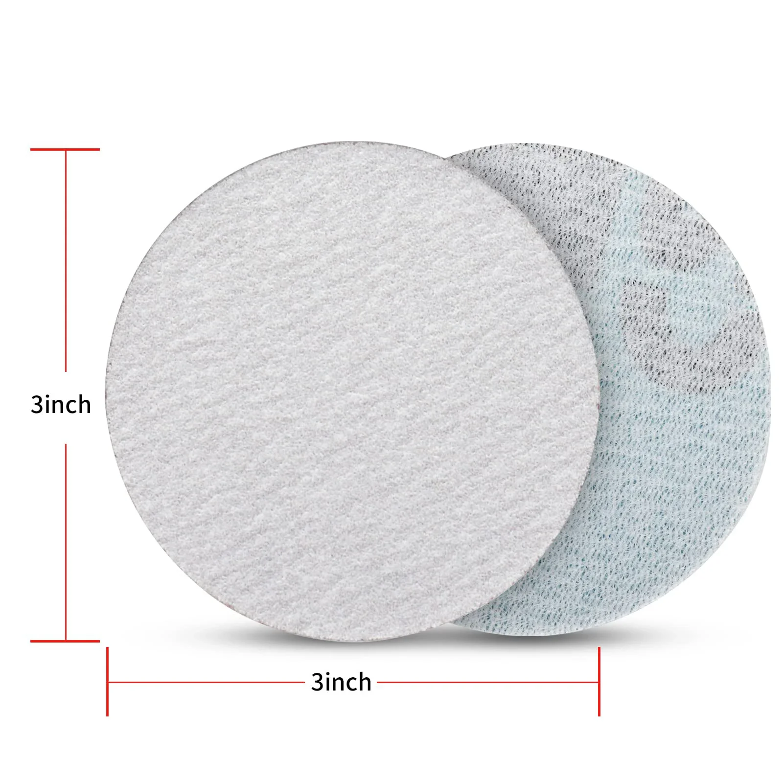 30 Pcs 3 Inch 75MM Premium Hook and Loop Sandpaper Kit 60-1200# for Sanders Grinder Drill Attachment Rotary Tools Woodworking