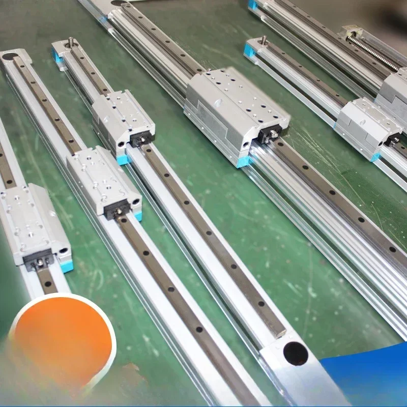 Synchronous belt drive vertical linear module, printing machine line rail double drive large stroke belt slide