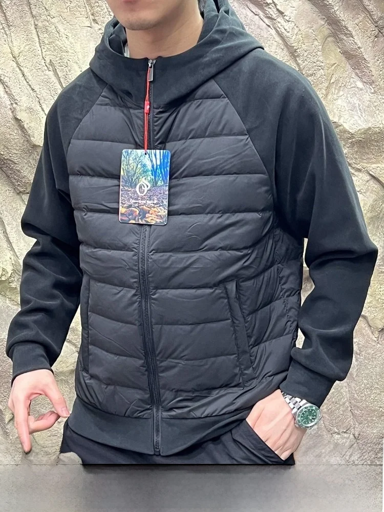 

L-серия с капюшоном Du down Jaet Outdoor Para Sle Long Sve Застежка-молния Тепло Обычная посадка Полиэстер Нейлон Наполнитель