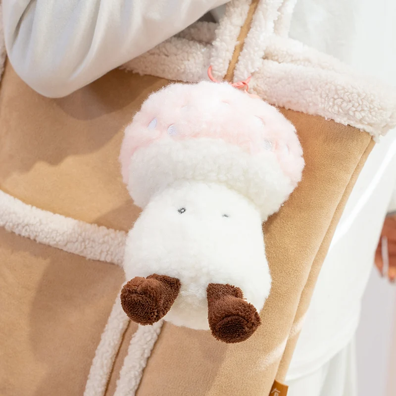 Novo macio dos desenhos animados cogumelo pelúcia vegetal brinquedo fofo abraço travesseiro realista planta natural boneca do bebê conforto presente de aniversário