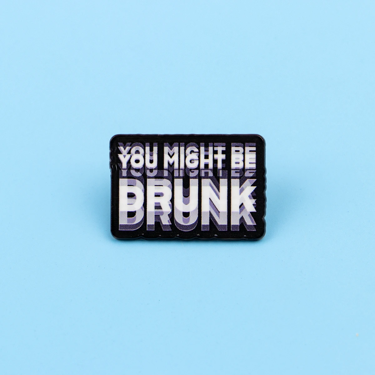 You Might Be Funny Text Enamel Pin Letter Lapel Brooch Badge for Denim Jacket Backpack Novelty Party Humor Jewelry Gift