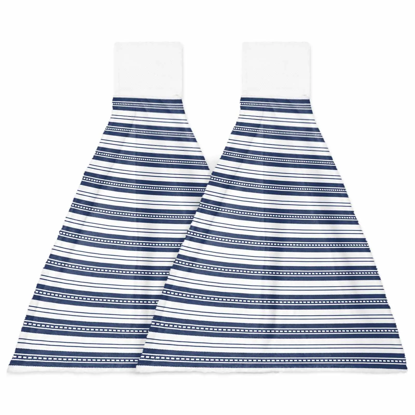 

Fashion Blue Stripes Lines Decor Hand Towel Quick Dry Microfiber Towels Kitchen Soft Absorbent Hand Towel