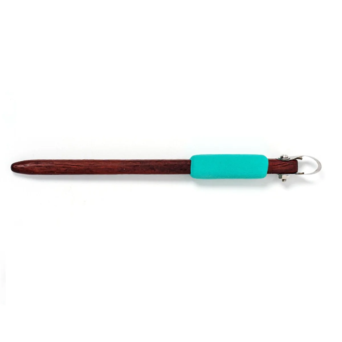 

Pottery Carving Scraper Red Rosewood Handle Ring Single-Head Scraper DIY Ceramic Texture Scraping Texture Carving Tool B