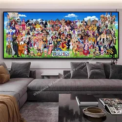 Pirate King's Family Portrait Hanging Painting, Anime Decoration Painting, Navigation King Kid's Room Bedside Painting, Mural