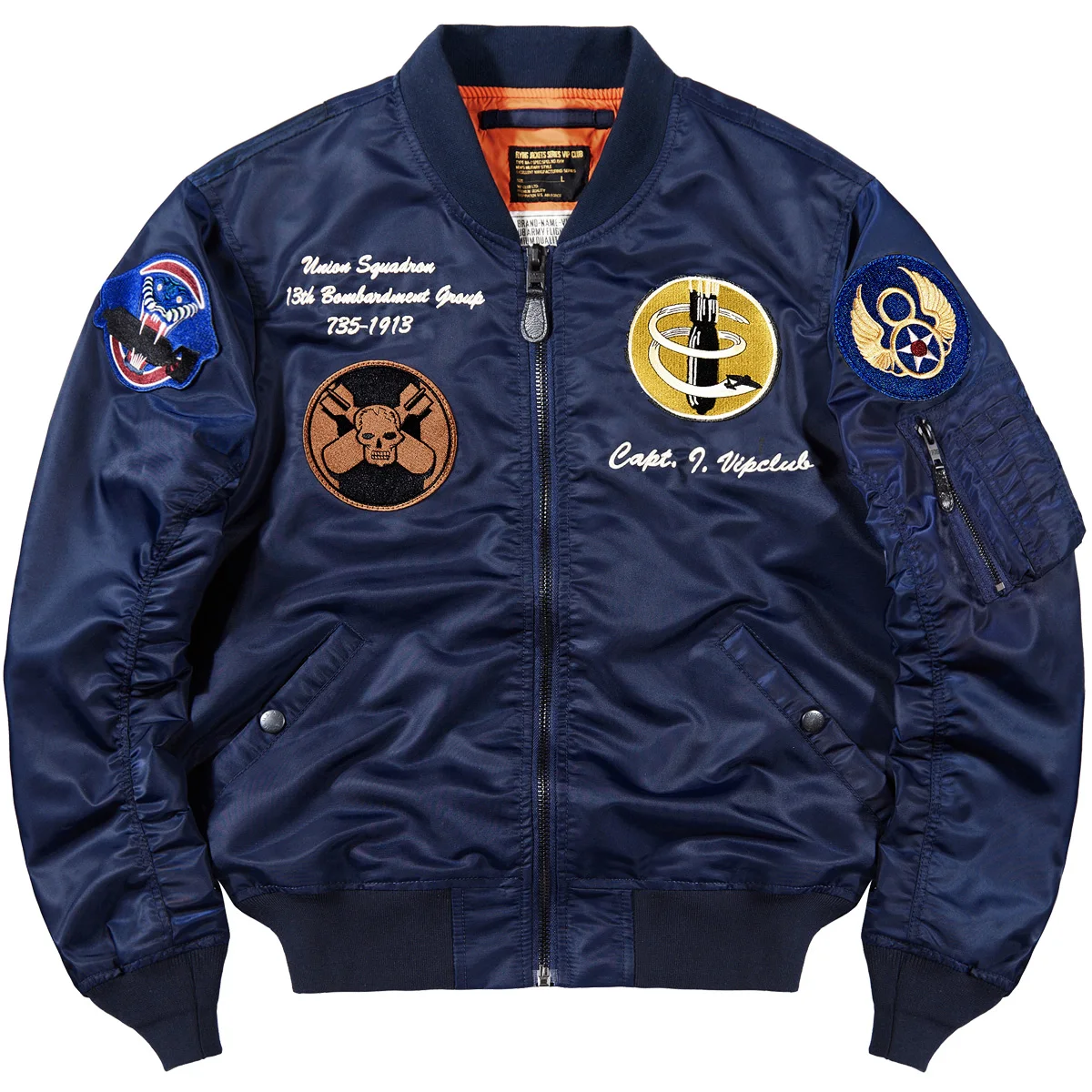 

2026 New High-Quality Fashion Loose Multiple Pockets Cargo Pilot Cotton Jacket Male Men Bomber Jacket Baseball Uniform Coat