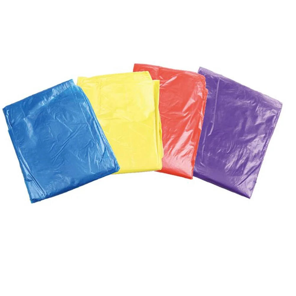 Chubasquero desechable para adultos, Poncho con capucha gruesa impermeable, impermeable portátil para emergencias, viajes al aire libre, Camping, 6 uds.