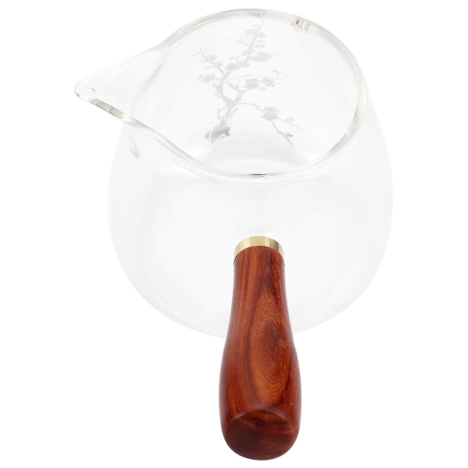 

Glass Milk Cup Wooden H Anti scald Tea Dispenser Clear Mug for Coffee Ceremony Accessories Stain Resistant Kitchen
