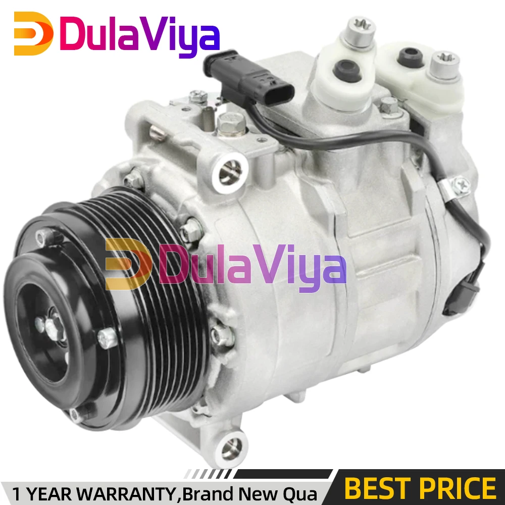 

AC Compressor with Clutch 7SES17C For Mercedes GLS450 GLS550 GLE63 AMG GLE43 AMG 0008303501 0008305502 CO11729C