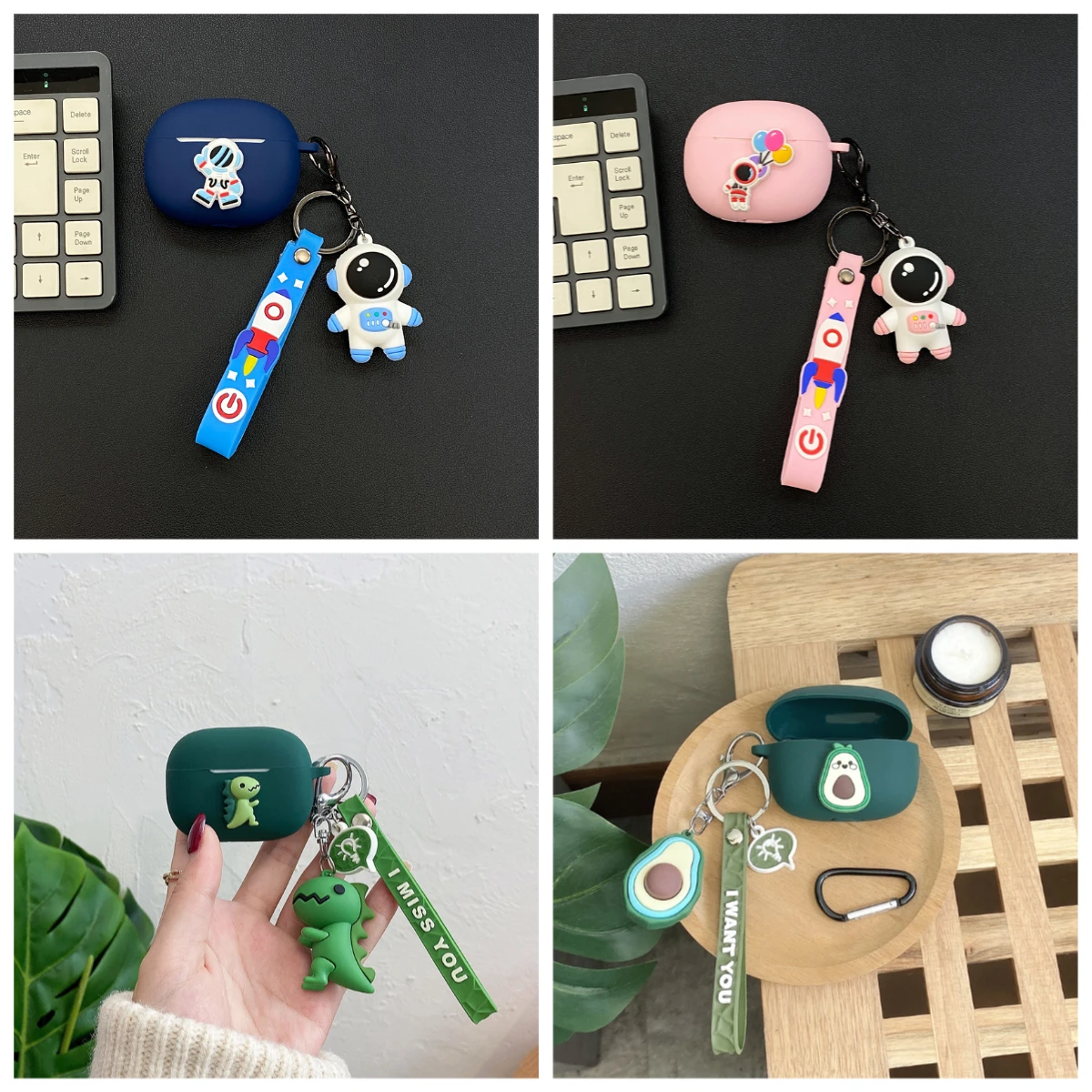 مضحك الكرتون سماعة غطاء لهواوي FreeBuds SE4 ANC / أحمر الشفاه 2 حالة سيليكون للصدمات