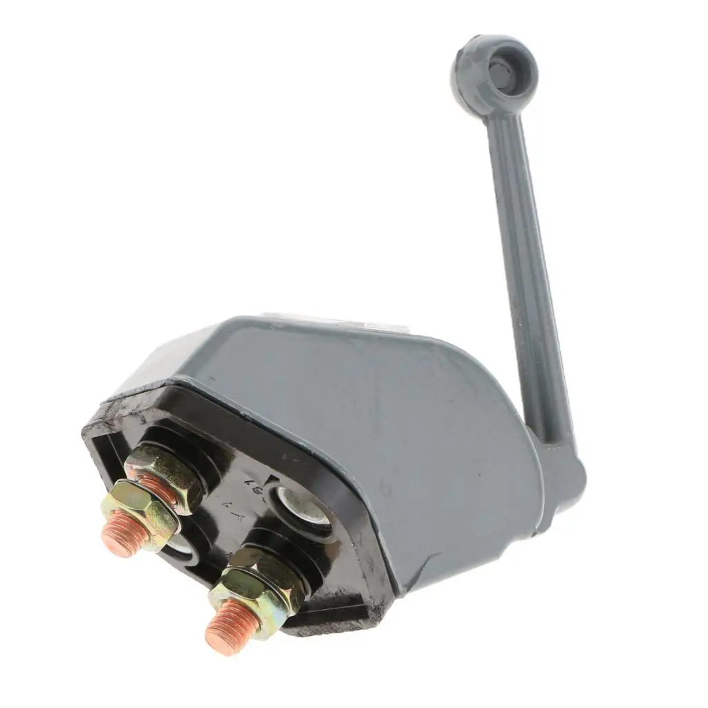 Battery Isolator Master Switch Iron Body Power Disconnect Safety Switch for Vehicle Quick Shut Off