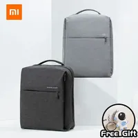 Xiaomi Minimalist Urban Backpack 2 Men's and Women's 15.6 Inch Laptop Men Backpack Computer Bag 20L Notebook Backpack Waterproof