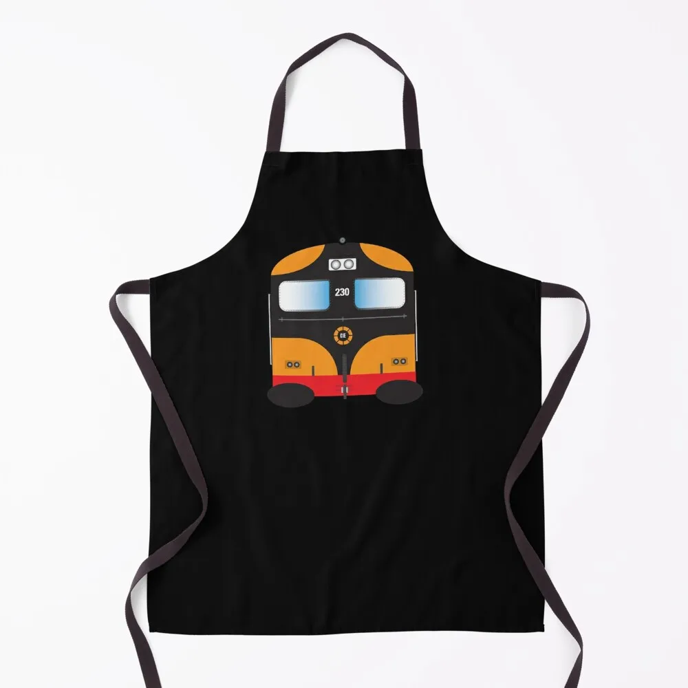 1980's CIE A - Class (Super Train Livery) Apron Things For The Kitchen Costume Waiter Apron