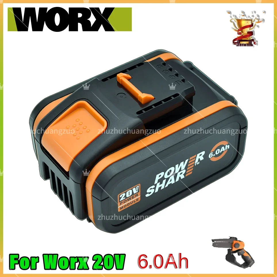 

100% Оригинальный аккумулятор Worx WA3553 20 в Ач, аккумуляторные батареи для электроинструмента, запасные батареи WA3572 WA3553 WX390 WA3551 WX176 WX178, аккумулятор