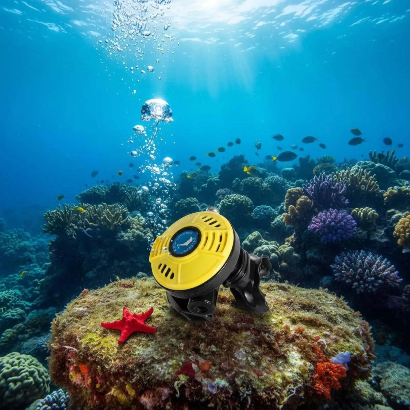 Diving Regulator Rugged ABS Silicone Brass Scuba Accessory for Underwater Protection and Performance Diving