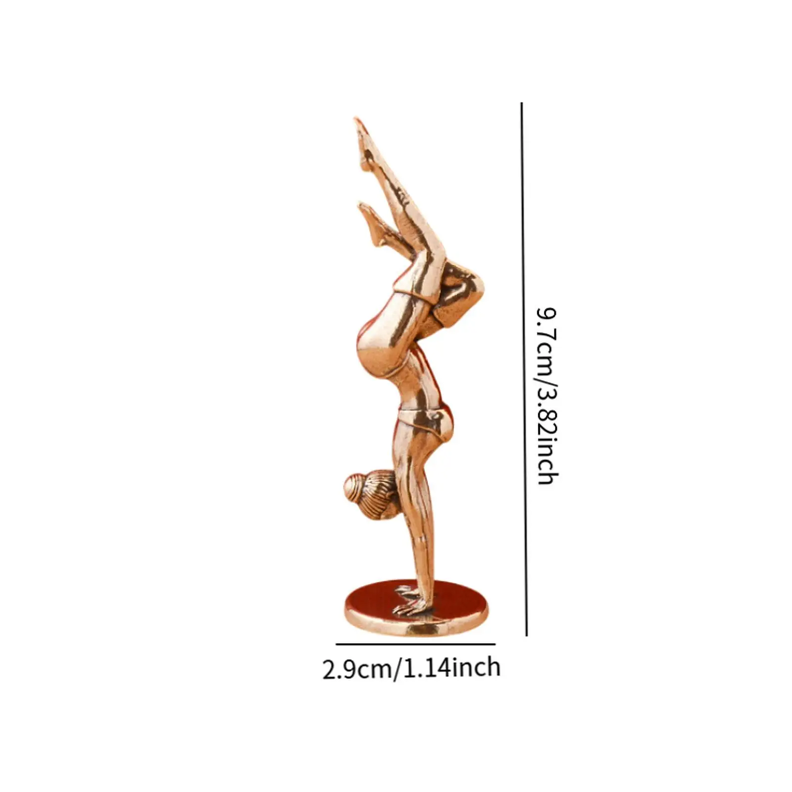 Yoga Girl Figurine Collectible Abstract Art Funny Crafts Decorative Yoga Pose Statue for Walkway Desk Indoor Fireplace Office