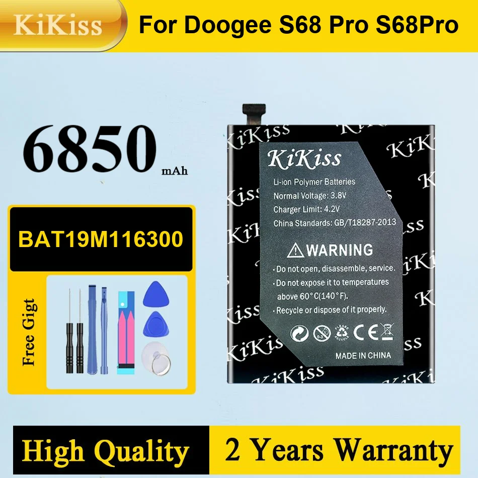

6850Mah Kikiss Battery BAT19M116300(S68 Pro)) For DOOGEE S68 Pro