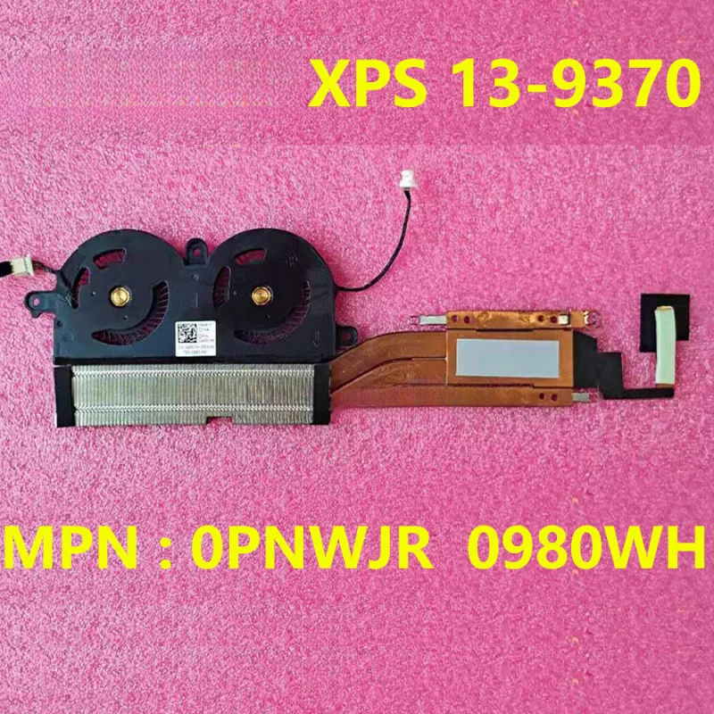 H New For Dell XPS 13 9370 9380 7390 9305 P82G Cooling Fan Heatsink 0PNWJR 0980WH