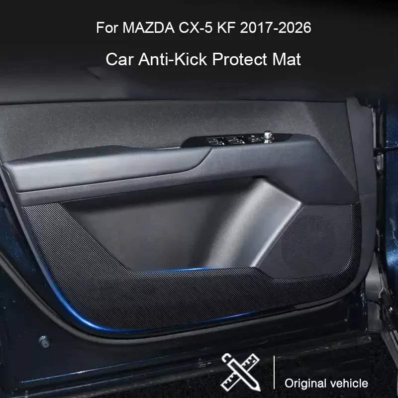 

For MAZDA CX-5 KF 2017-2026 Car B-Pillar Door Anti-Kick Protect Pad Trunk Anti-Dirty Scratch Resistant Auto Interior Accessories
