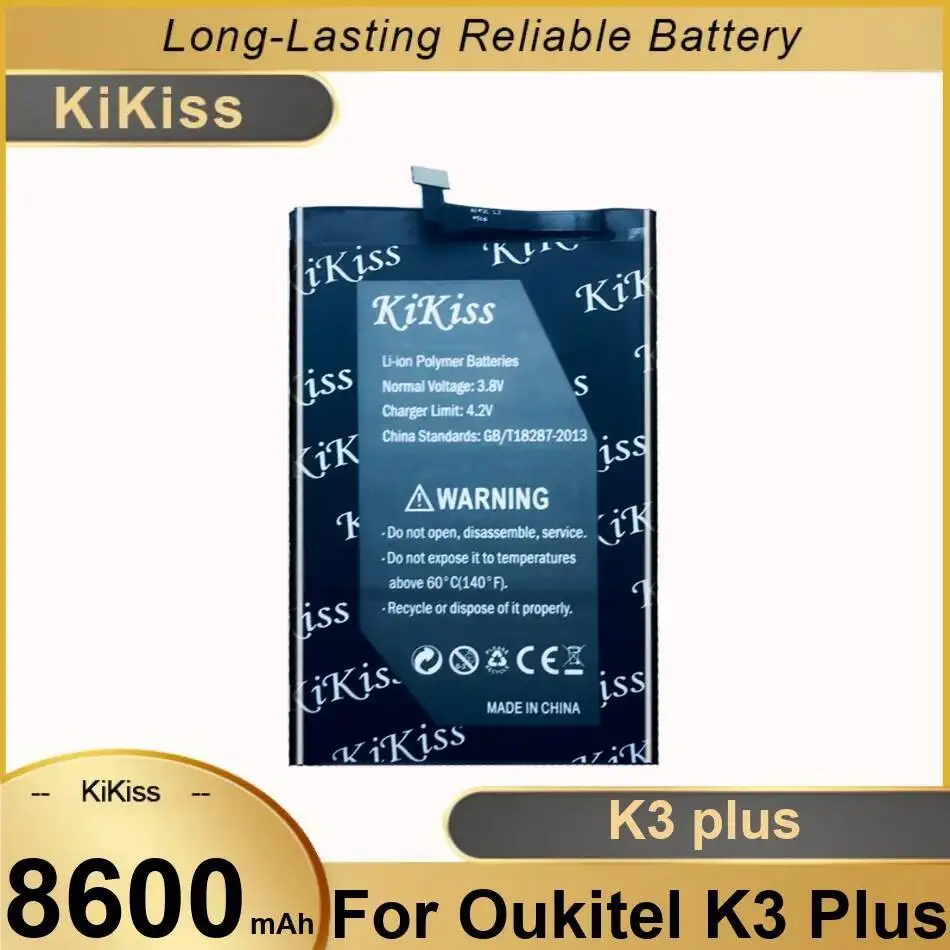 

High Capacity Durable 8600Mah For Oukitel K3 Plus Mobile Phone Battery