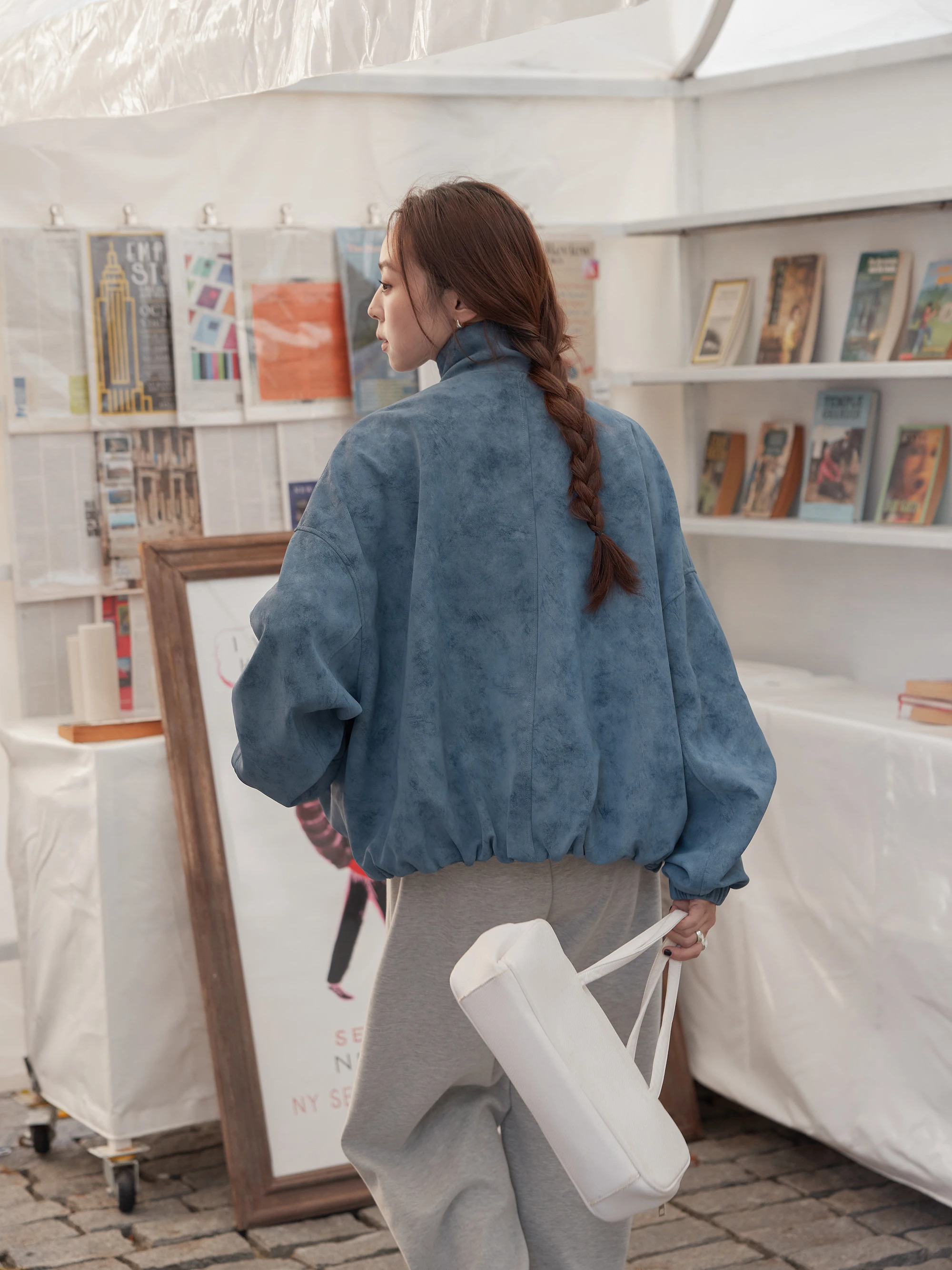 Chaqueta de Cuero Sintético Mate VNOOK para Mujer, Nueva Colección Otoño Invierno 2025, Estilo Retro, Casual, Suave, con Cierre de Cremallera