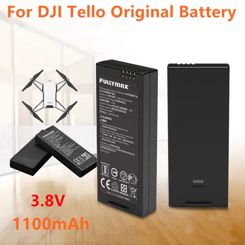 New Orignal 3.8V 1100mAh Battery For DJI Tello Drone FULLMAX Intelligent Flight Battery Accessories For TELLO Spare Parts✈️✈️