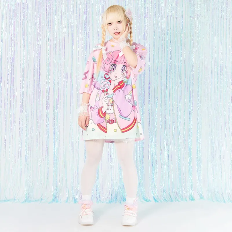 

New Anime Gothic 3D Printed T-shirt, Unisex, Colorful, Original Y2K Street Style, Suitable for Home and Outdoor Leisure