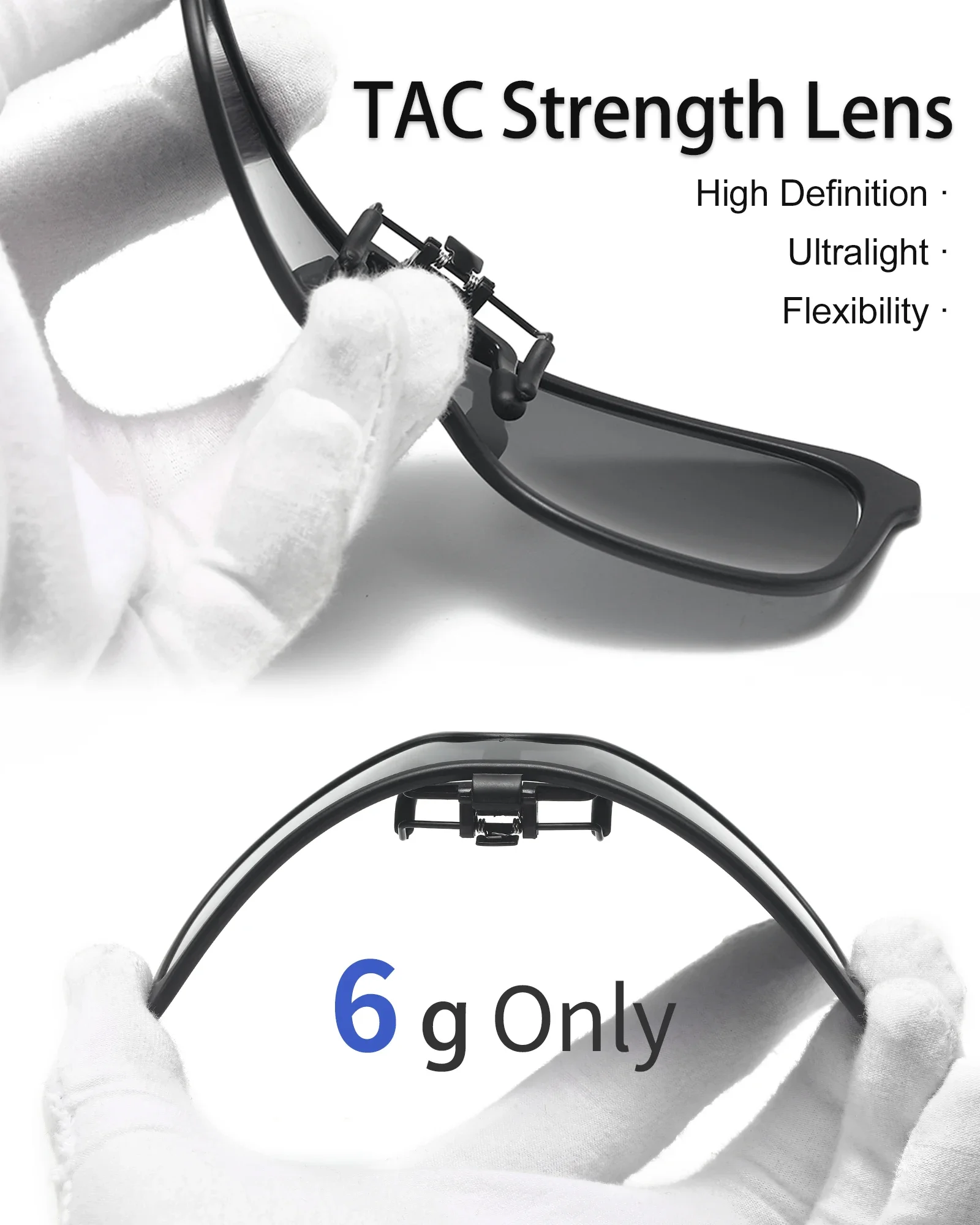 ﻿ VEITHDIA New Flip Up Clip For Glasses Clip-on Flip Up Clip Sunglasses Polarized TAC UV400 Lens Glasses For Male Female FA0K1