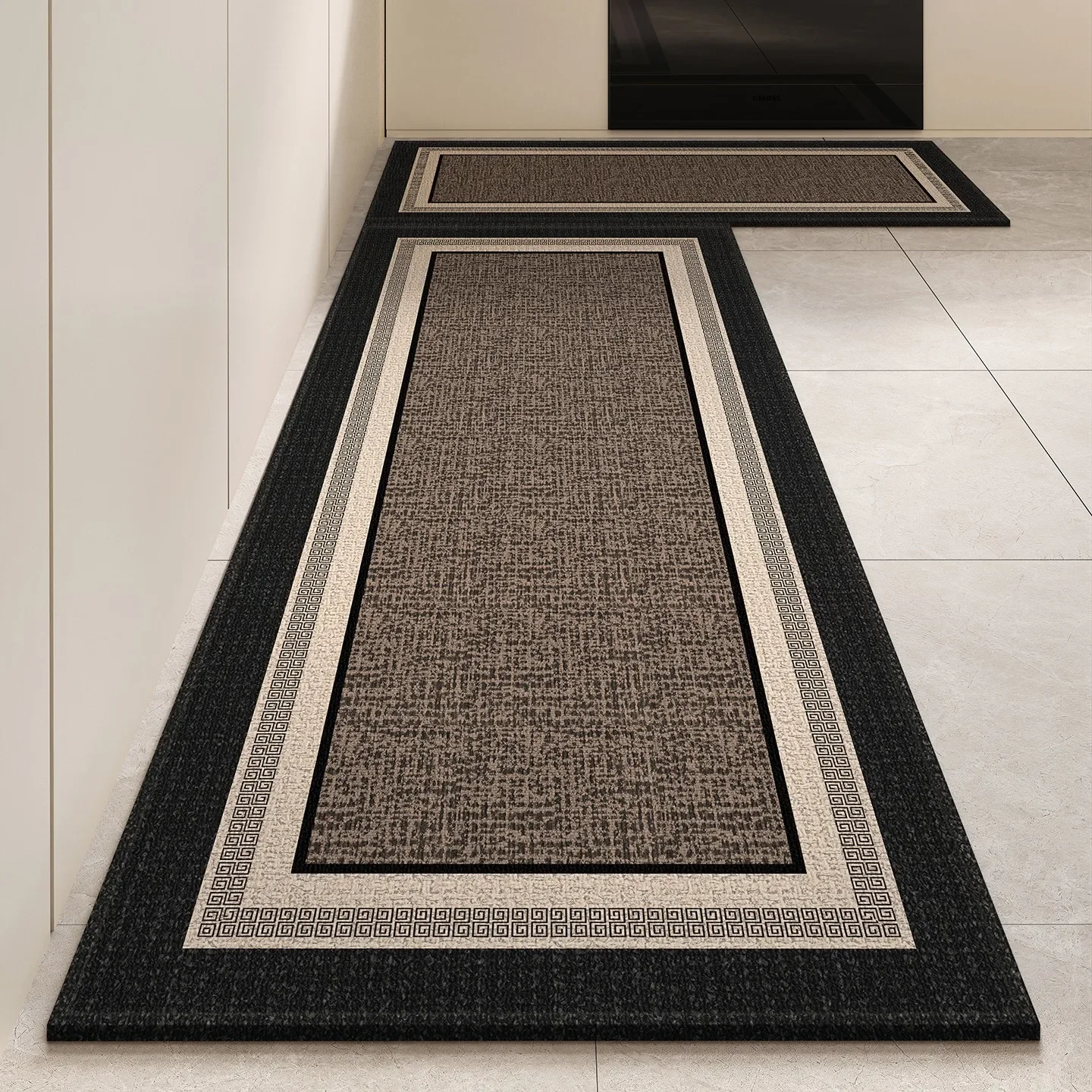 

Ковер для кухни напольный коврик черный водопоглощающий маслопоглощающий ковры диатомовая грязь противоскользящие коврики длинный декор ковер