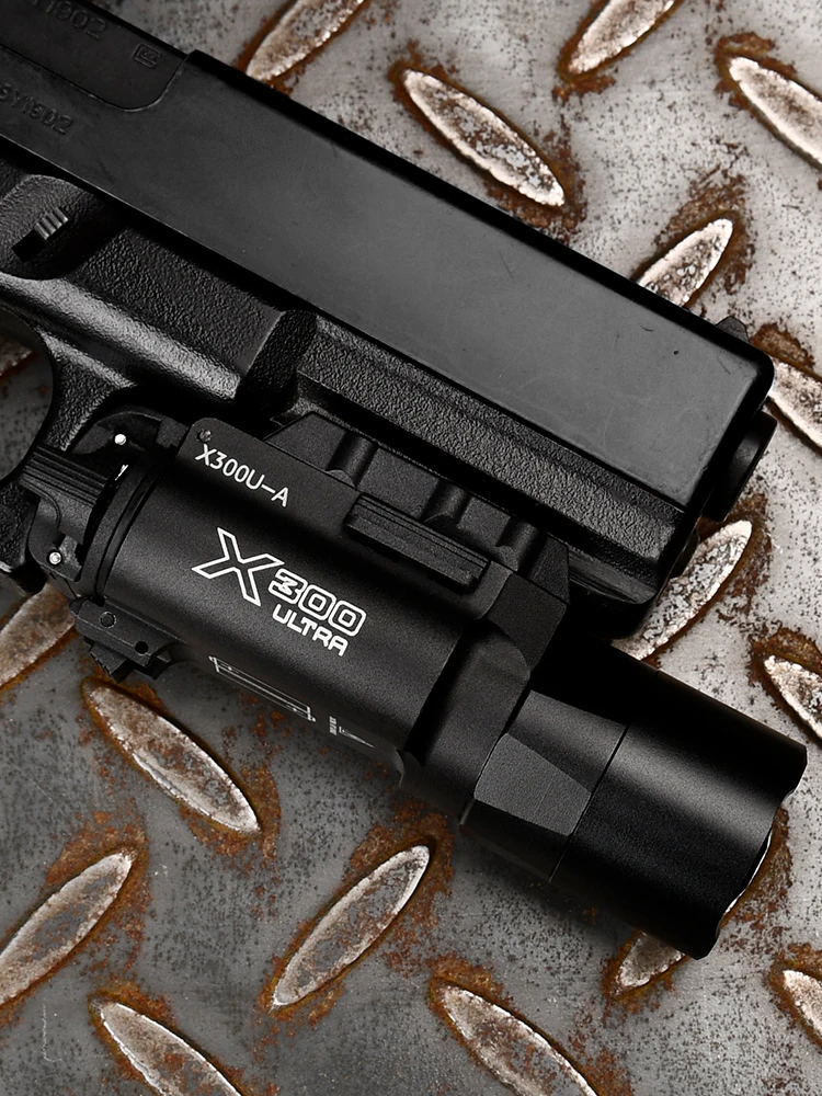 Surefir X300 X300U Ultra X300V XH35 lumière stroboscopique en métal LED adaptée au Rail de 20mm suspension lampe de poche de chasse pistolet tactique Airsoft
