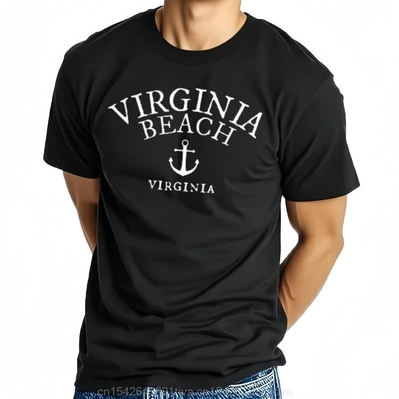 New Limited Virginia Beach Nautical Sea Town T-Shirt