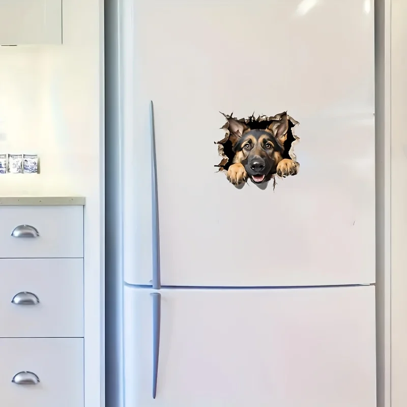Adorable and Charming Shepherd Dog Stickers - Vinyl - Easy to Apply - Suitable for Cars, Motorcycles, Laptops, Bumpers, Home