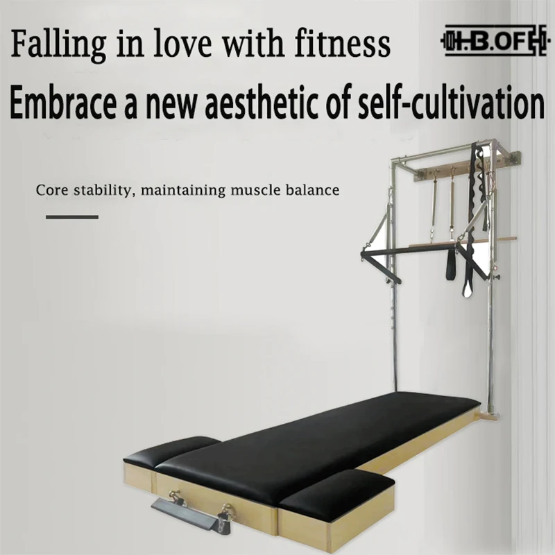 Home Pilates Yoga Wall Hanging Maple Large Equipment Fitness Equipment Sports Fitness Elevated Bed Yoga Bed
