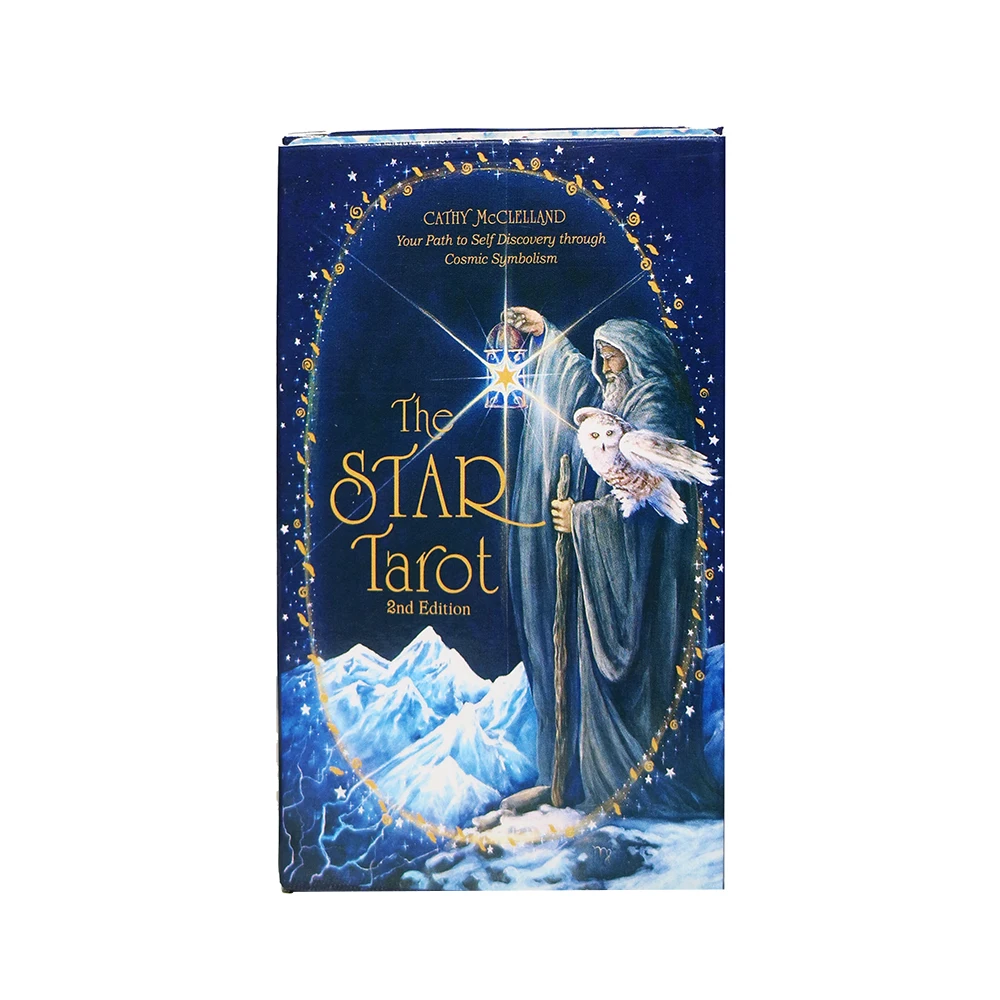Star Tarot Cards.Tarot Cards for Beginners with PDF Guidebook Full English Read Fate Deck Board Game