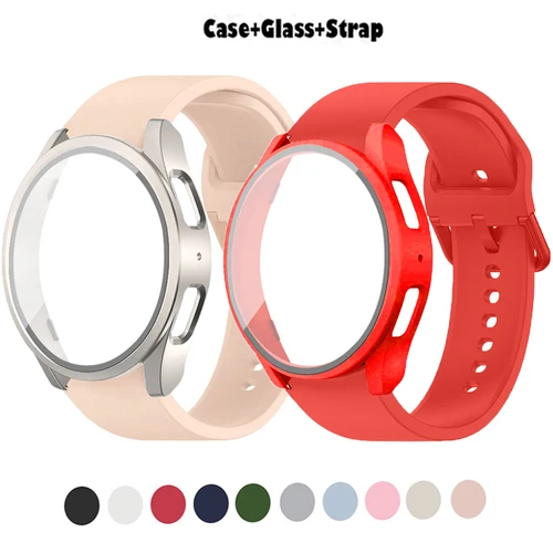 Paquete De 2 Unidades De Vidrio Templado + Funda + Correa