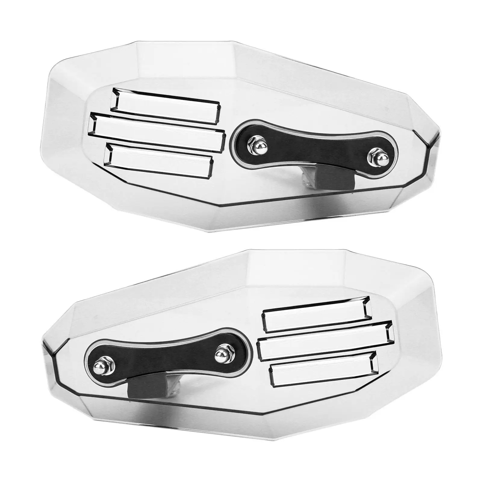 Polycarbonate Metal Motorcycle Hand Guards - Protective Wind for cycling & Biking