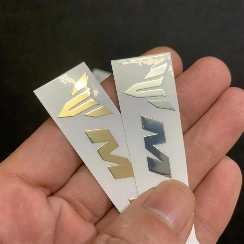 2pcs MT Motorcycle Metal Sticker For YAMAHA Mt-03 Mt-07 Mt-09 Mt-10 Motorcycle Personalized Sticker MT Logo Decorative Refit