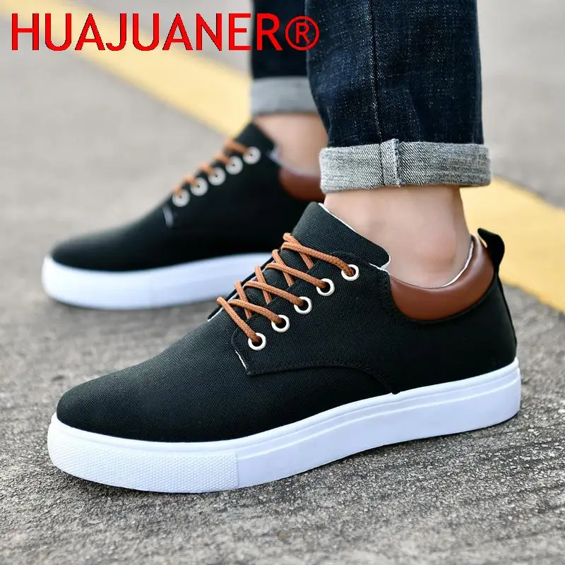 Canvas Sneakers Male Boys Casual Comfortable Shoes Student Tenis Large Size 45 46 47 Platform Sneakers Man Autumn Shoes