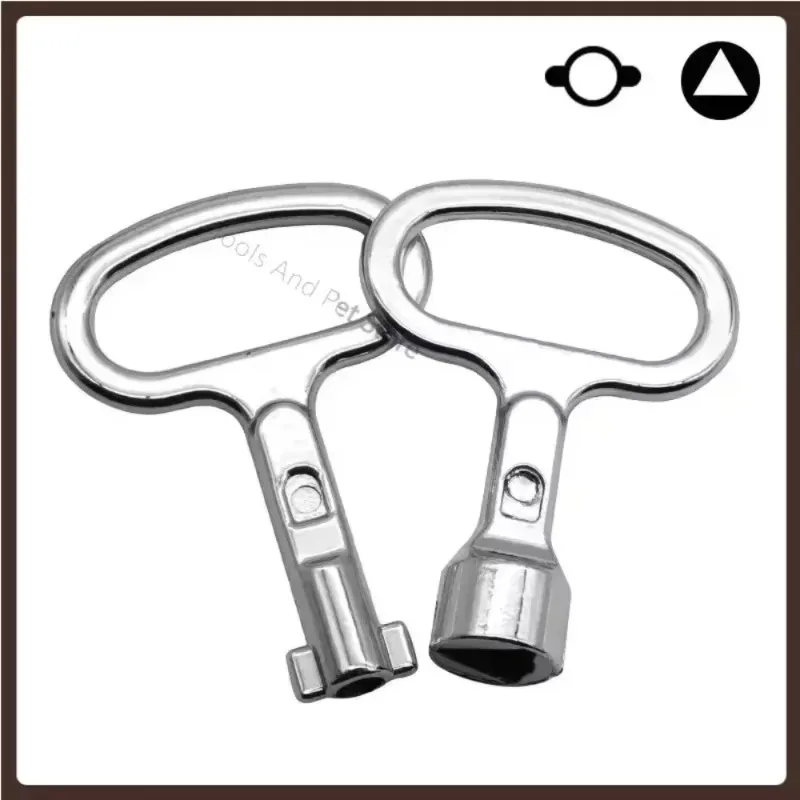 ユニバーサル三角キーソケットキー電気キャビネット用多機能レンチパネルロック地下鉄電車エレベータードアキーロック