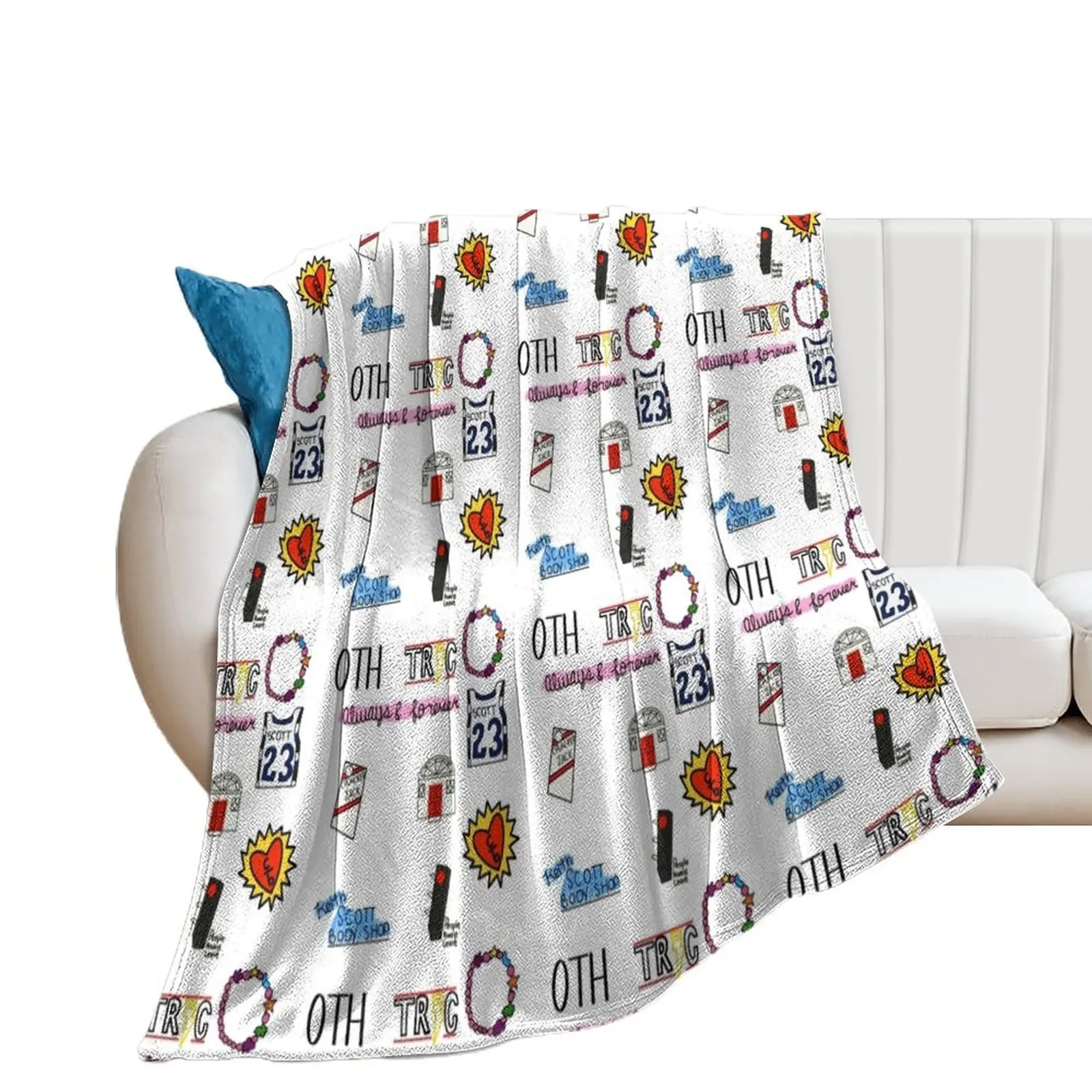 

One tree Hill sticker pack Throw Blanket Flannels for babies Blankets