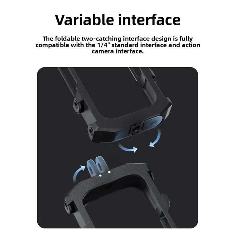 ل ONE X3 إطار توسيع متعدد الوظائف سبائك الألومنيوم قفص واقي تعزيز استقرار الكاميرا ملحق تصاعد الدعم #5