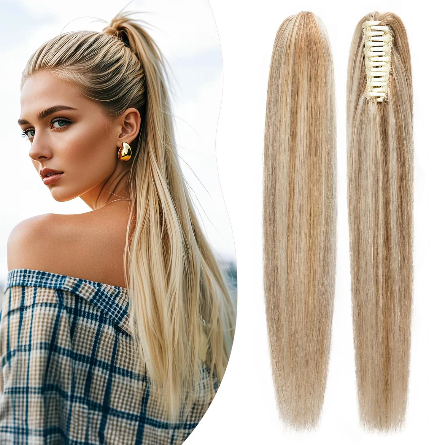 Thumbnail 2 - #72 Latest Synthetic Drawstring Ponytails Offers