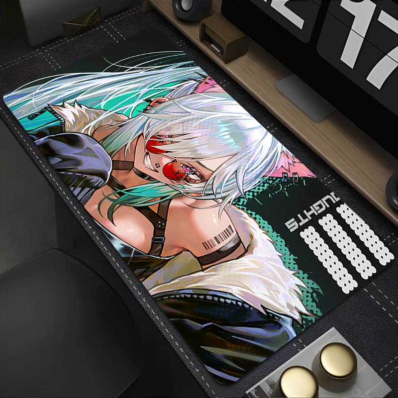 Alas Mouse Aksesori PC Alas Keyboard Anime Gadis Seksi Alas Meja Kantor Anti Selip Alas Mouse Karet Alas Tablet Gaming Alas Diperpanjang