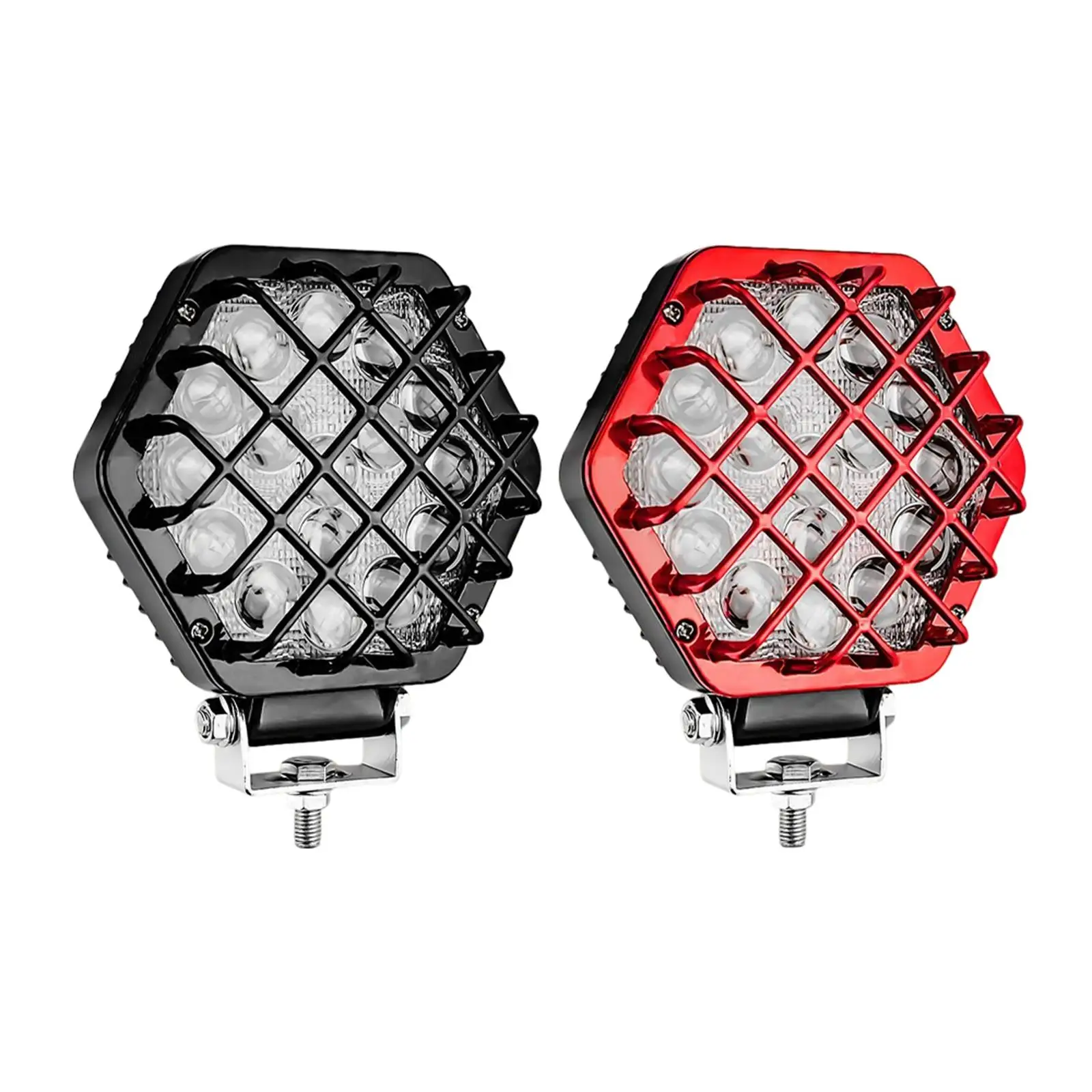 5 inch 48W LED Light Pods Work Light Spot Light Pod 16x LEDs 4800LM Driving Lamps for Motorcycle SUV Truck Hunters Crane