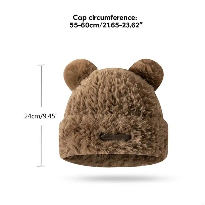 대형 곰 모자 새해 겨울 파티 장식 축제 무대 쇼 h7ef